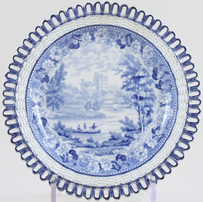 Plate pierced rim c1825